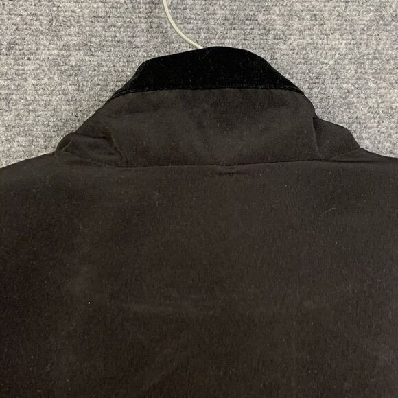 St John’s Bay Black Medium Weight Car Coat Women Petite Medium Zip Front Pockets - Picture 14 of 16